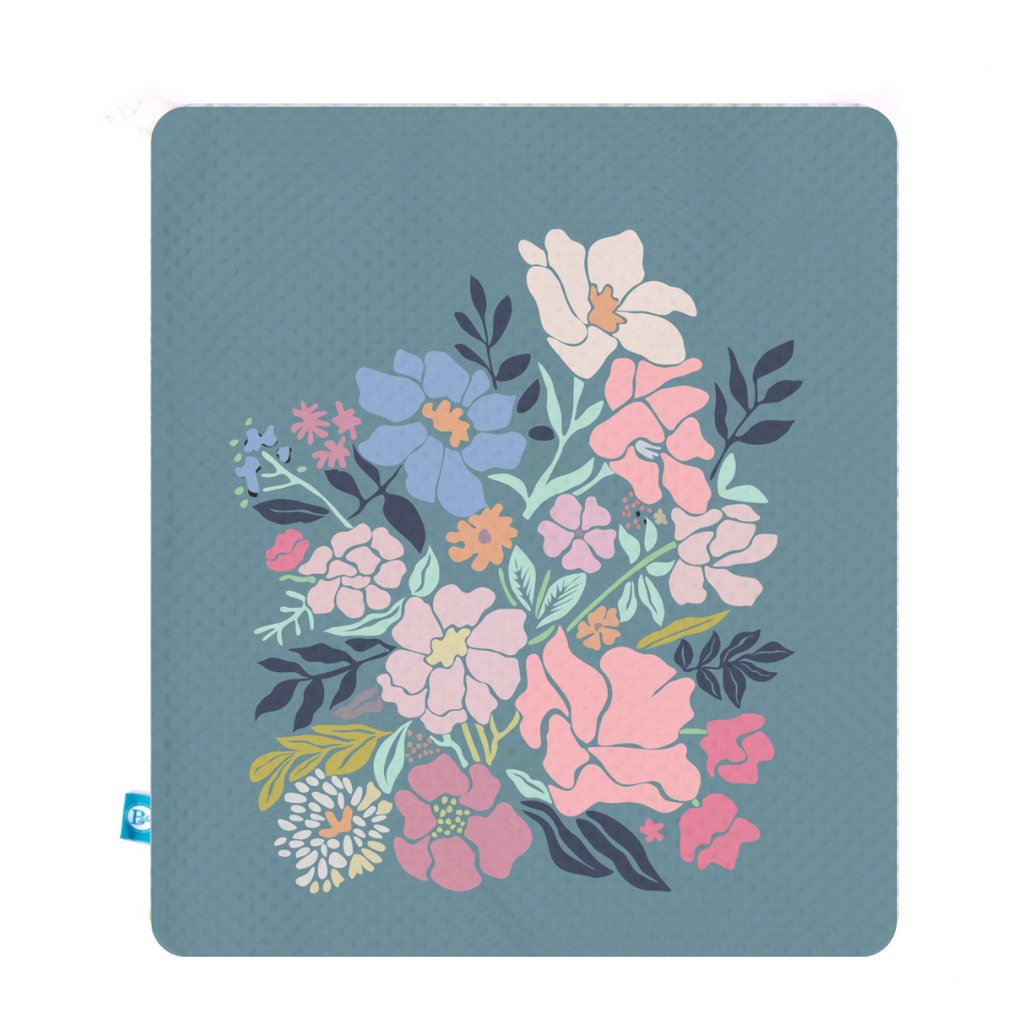 Printed Mesh Bag - Dark Teal