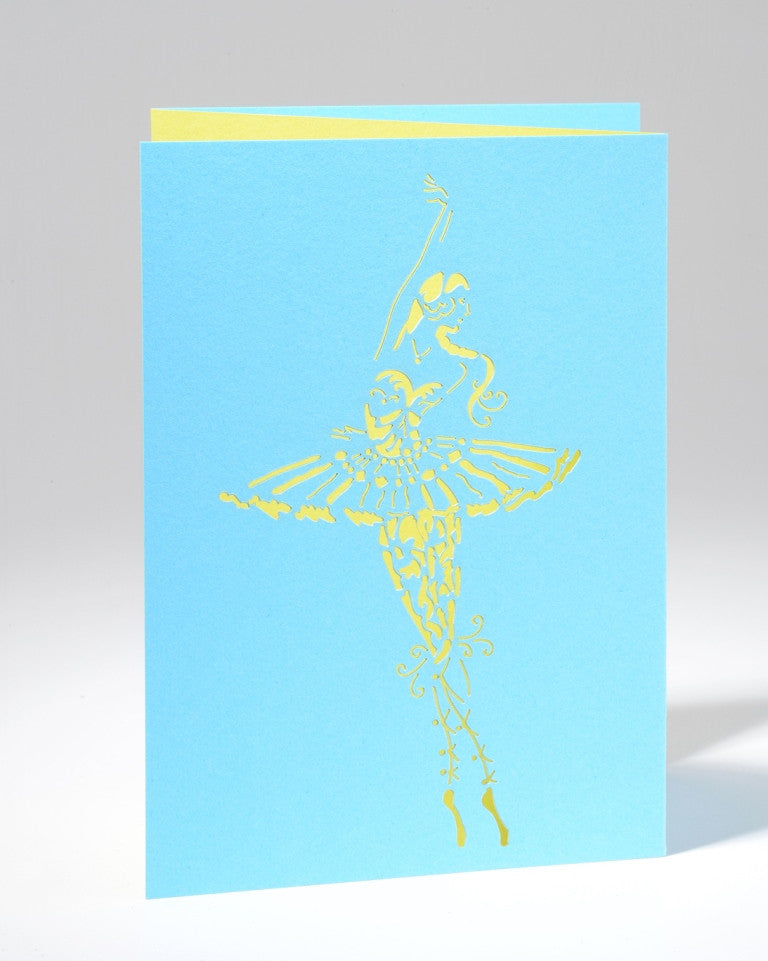 Laser Cut Greeting Card - En Pointe