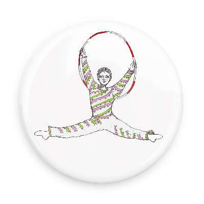 Pocket Mirror - Candy Cane