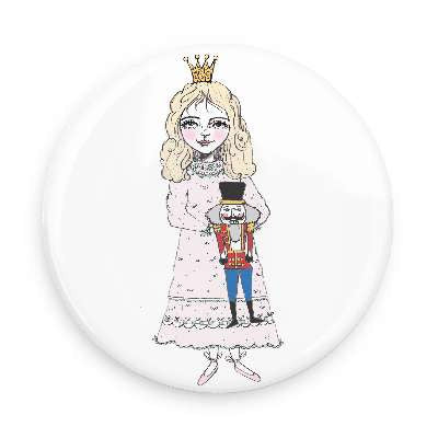 Pocket Mirror - Princess & Nutcracker