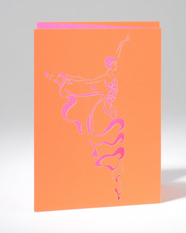 Laser Cut Greeting Card - Arabesque