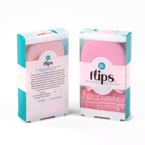 Flips Toe Pads - Pink / Peach